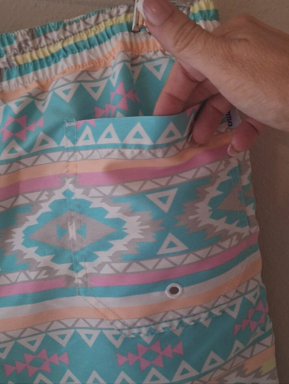 Chubbies The En Fuegos 5.5” Stretch Classic Swim Trunks Aztec Multicolor Men's L